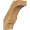 Ekena Millwork 6"W x 12"D x 16"H Balboa Rough Sawn Knee Brace, Western Red Cedar BRC06X12X16BOA00RWR - alternate 1